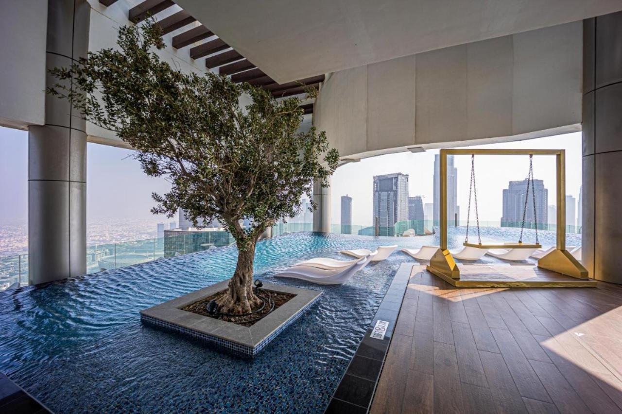 Magical With Rooftop Pool & Burj Khalifa View * Дубай
