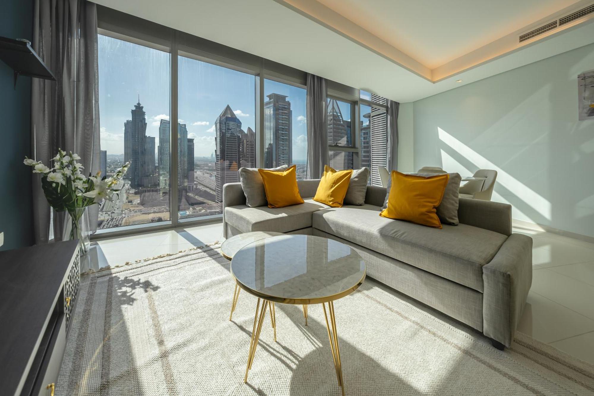 Appartement Magical With Rooftop Pool & Burj Khalifa View Dubai