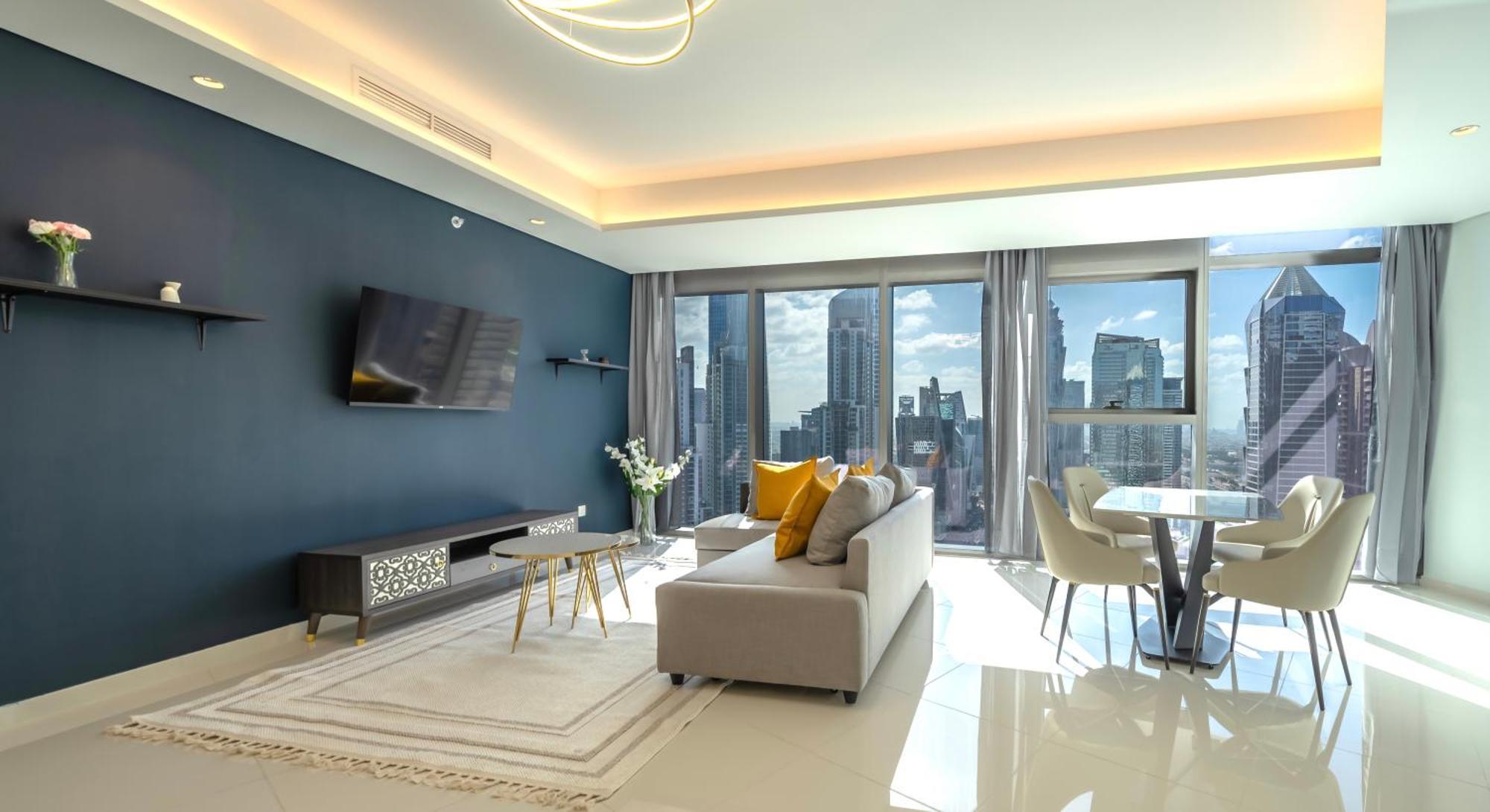 Magical With Rooftop Pool & Burj Khalifa View Appartement Dubai